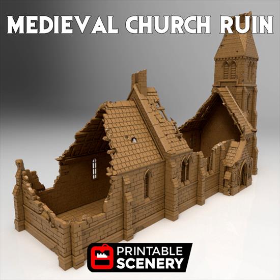 Budowle - Time Warp Europe - Ruined Medieval Church.stl.jpg