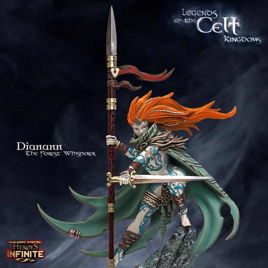 Legend of the Celt Kingdom - Legend of the Celt Kingdom - Dianann.stl.jpg